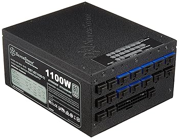 【中古】SilverStone 1100W 80PLUS TITANIUM フルモジュラー ATXワット数 SST-ST1100-TI