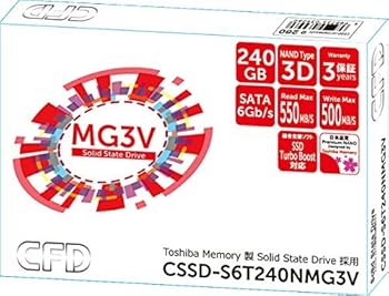 【中古】【39shop】CFD販売★内蔵SSD SATAタイプ CSSD-S6T240NMG3V 240GB 東芝製SSD採用(非常に良い)|ドリエム店