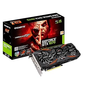 【中古】GIGABYTE ビデオカードGEFORCE GTX 1070搭載 GV-N1070G1-8GDTEKKEN7