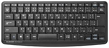 【中古】【39shop】エレコム★キーボード ワイヤレス レシーバー メンブレン ミニキーボード 本格静音設計 ブラック TK-FDM091STBK（良い）｜ドリエム店