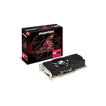 【中古】PowerColor AMD RX 560積み上げる グラフィックゲーム盤 4GB AXRX 560 4GBD5-DHA