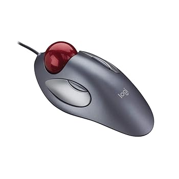 【中古】Logicool ロジクール TM-150r 貨物自動車マン ビー玉 有線 二十日鼠 トラックボール 働き掛ける対称的型 USB 4名取り草 国内定め事品 3年次無償
