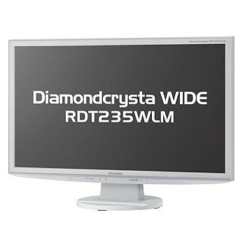 【中古】MITSUBISHI 23型ワイド液晶ディスプレイノングレア フルHD対応ホワイト RDT235WLM