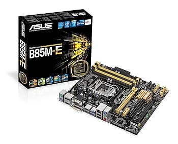 【中古】ASUSTeK Intel B85搭載 マザーボード LGA1150対応 B85M-E MATX