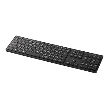 【中古】iBUFFALO 無線2.4GHzキーボード ブラック ドラゴンズドグマ オンライン 動作認定モデル BSKBW10BK画像