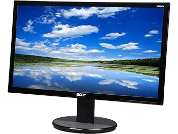 【中古】Acer UMIW3AA008 19-Inch Widescreen LCD Monitor, 600:1, Black by Acer