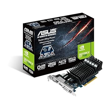 【中古】ASUS NVIDIA GeForce GT730積み上げる映像媒体歌留多 気違い受け答え GT730-SL-2GD3-BRK