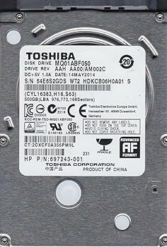 【中古】MQ01ABF050 AA00AM002C HDKCB06H0A01 S 東芝 500GB SATA 2.5 捉え所の無い運転