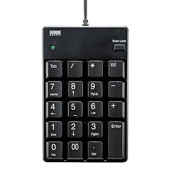 【中古】サンワサプライSanwa Supply USBテンキー ブラック NT-17UBKN