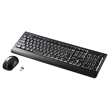 【中古】【39shop】サンワサプライ★マウスワイヤレスキーボード SKB-WL24SETBK（非常に良い）｜ドリエム店