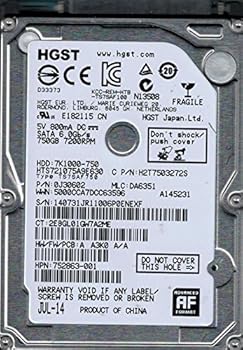 【中古】【39shop】HGST★hts721075 a9e630 PN : 0j30602 MLC : da6351 750 GB(良い)|ドリエム店