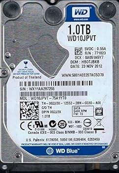 【中古】WD10JPVT-75A1YT0 DCM: HBOTJBKB WX11A Western Digital 1肺結核