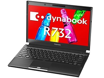 【中古】東芝 dynabook R732H Ci5 2.70G SSD120GB 記憶装置4G
