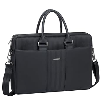 【中古】RIVACASEリヴァケース8135 ブラック ラップトップ ビジネス アタッチメント 15.6\