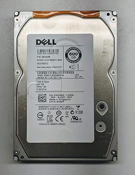 【中古】Dell W348K 600GB 15K RPM SAS 3.5in 固定ディスク