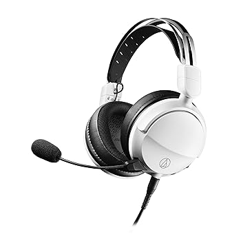 【中古】オーディオテクニカ ATH-GL3 WH ATH-GL3 ゲーミングヘッドセット密閉型PCPS4PS5SwitchXbox One取り外しマイク 3.5mmステレオ4 極ミニプラグ