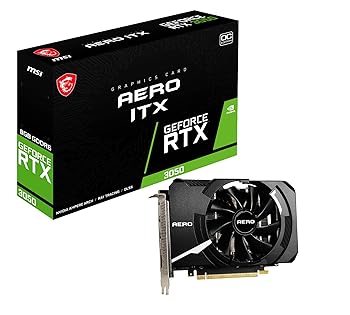 【中古】MSI GeForce RTX 3050 AERO ITX 8G OC グラフィクスゲーム盤 VD7990