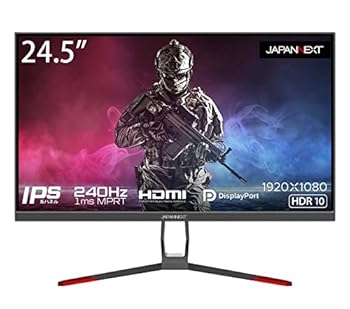 【中古】JAPANNEXT 24.5型IPS 盛りだくさん固定ディスクダイアログボックス積み上げる240サイクル相応うゲーミングモニター JN-IPS245FHDR240 HDMI DP