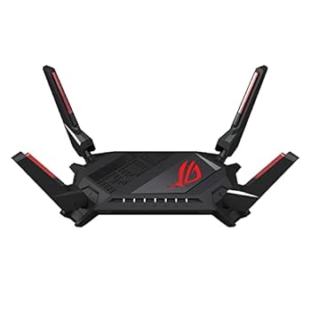 【中古】ASUS 無線LAN ROG Rapture GT-AX6000 無線電話 ルータ 最新標準尺度無線LAN6 4804+1148Mbps v6足し加える相応うデュアルバンドゲーミング。 2.5G WANLAN界面 オー