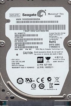 【中古】Seagate Momentus Thin ST320LT020 320 GB 2.5 内蔵ハードドライブ