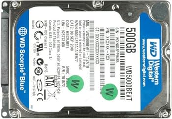 【中古】Western Digital WD WD5000BEVT HDD SATA300 500GB 2.5 5400RPM 蠍座