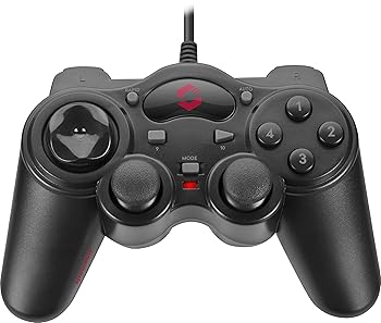 【中古】【39shop】SPEEDLINK★Thunderstrike USB PC Gamepad, Black SL-6515-BK（良い）｜ドリエム店