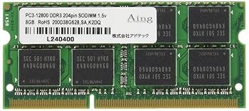 【中古】アドテック DDR3-1600PC3-12800 SO-DIMM 8GB ADS12800N-8G