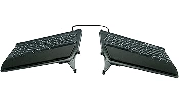 【中古】Kinesis Freestyle2 Ergonomic Keyboard w 大物3 Lifters for パソコン 9\