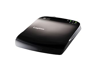 【中古】Logitec WiFi対応 ポータブルDVDドライブ ブラック LDR-PS8WU2BKW