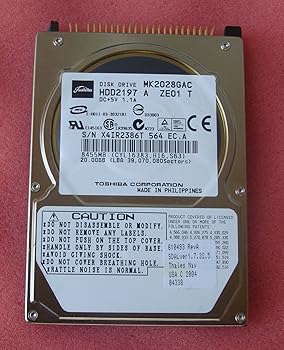 【中古】Toshiba mk2028gac 20 GB内蔵ハードドライブ