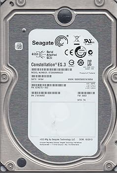 【中古】Seagate ST2000NM0023 Z1X TK PN 9ZM275-003 FW 0003 2TB SAS 3.5 ハードドライブ