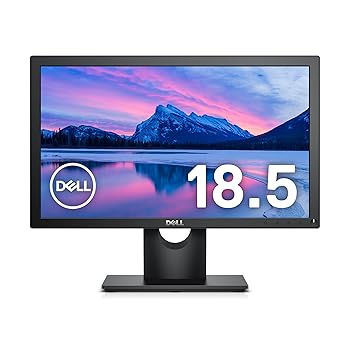 【中古】Dell 管する 18.5in E1916H3年歳取り替えっこCIE1976 82%HDTN非光輝フリッカーフリーDP,D-Sub15いの一番