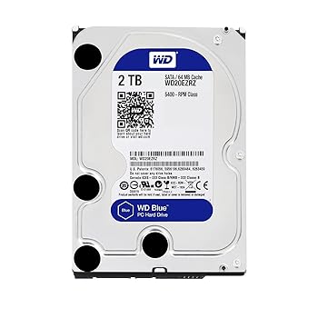 【中古】WD20EZRZ-RT WD Blue2TB 3.5インチ SATA 6G 5400rpm 64MB
