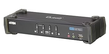 【中古】ATEN 4ポート DVI KVMP CS1764A