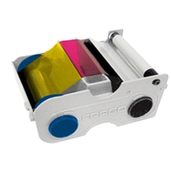 【中古】FARGO 5パネルカラーリボンカートリッジ YMCKO 45000