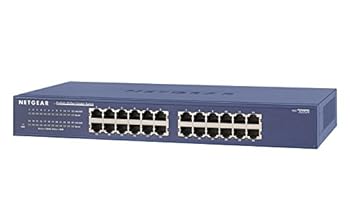 【中古】置き目品 サイバー空間歯車 NETGEAR スイッチングこしき 24界面 1G 金属元素筐体 静音気違い受け答え リミテッドライフタイムハードウェア アンマネージスイッチ