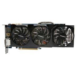 【中古】【39shop】GIGABYTE　GeForce★GTX570搭載ビデオカードPCIe対応 OCモデル WINDFORCE 3Xクーラー採用　GV-N570OC-13I REV2（非常に良い）｜ドリエム店