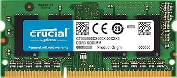 【中古】【39shop】Crucial★ノートPC用増設メモリ 4GB4GBx1枚 DDR3 1600MTsPC3-12800 CL11 SODIMM 204pin CT51264BF160B(非常に良い)|ドリエム店