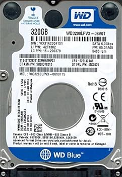 【中古】Western Digital WD3200LPVX-08V0TT5 320GB DCM:HBOTJBB