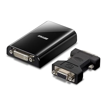 【中古】BUFFALO USB2.0専用 ディスプレイ増設アダプター GX-DVIU2C
