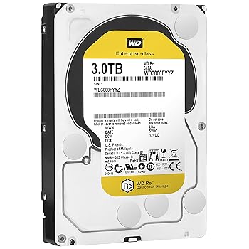 【中古】Western Digital wd3000fyyz会社組織3tb 7200rpm 64 MB現ナマSATA 6.0 GBs 3.5内蔵捉え所のない運転