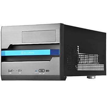 【中古】SilverStone Sugoシリーズ MicroATX対応キューブケース ブラック フロントハンドルバー装備 SST-SG12B
