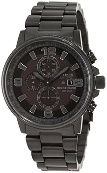 【中古】シチズンCITIZEN ウォッチ PROMASTER NIGHTHAWK ECO-DRIVE 労働者階級御師匠さん エコ運転 クロノグラフ CA0295-58E メンズ 逆インポート