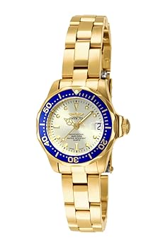 【中古】Invicta 14126　ウィメンズプロダイバー　ゴールドトーンダイヤルゴールドめっきステンレススティールダイブウォッチ 39,891円