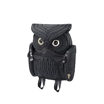 【中古】【39shop】MORN★CREATIONS ミミズククラシック バックパック Sサイズ ブラック OW-303 BLK(良い)|ドリエム店