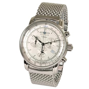 【中古】ツェッペリン ZEPPELIN ウォッチ 7680M-1 100周年不死化 石英 42粍 金属元素胴締め 並行輸入品