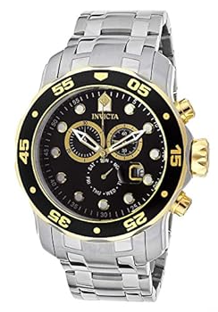 【中古】インビクタInvicta ウォッチ 80039 Pro Diver Chronograph Black Dial Stainless Steel メンズ 並行輸入品