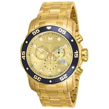 【中古】インビクタ ウオッチ 80068 Pro Diver Chronograph Gold-Tone Steel メンズ 並行輸入品
