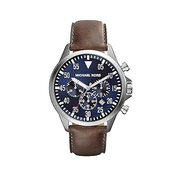 【中古】マイケルコース 腕時計 メンズ MICHAEL KORS MK8362 ブラウンブルー 並行輸入品