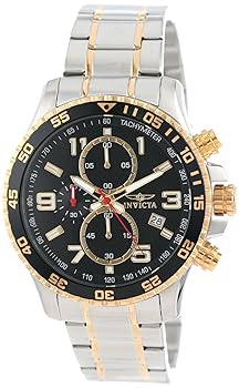【中古】インヴィクタ Invicta Men\u0027s 14876 Specialty Chronograph 18k Gold Ion-Plated and Stainless Steel Watch 並行輸入品